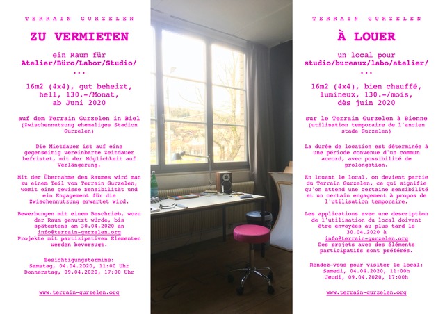 Atelier libre au Terrain Gurzelen