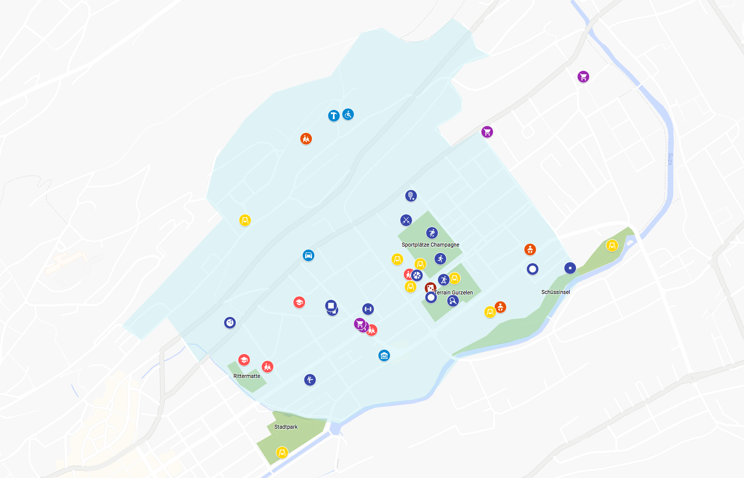 Carte Guilde Quartier Est